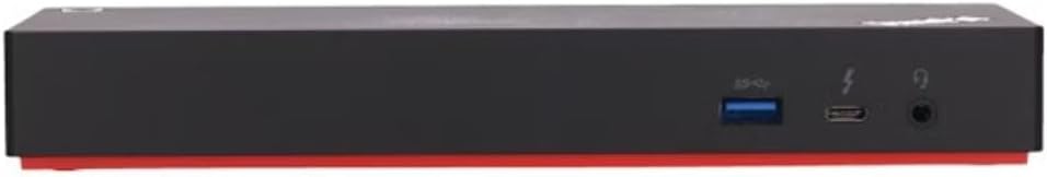 Lenovo USA ThinkPad Thunderbolt 3 Dock Gen 2 135W (40AN0135US) Dual UHD 4K Display Capability, 2 HDMI, 2 DP, USB-C, USB 3.1, Black