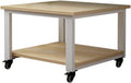 ULTRAWAVE Printer Stand, 35cm, A, Super Load-bearing, Lockable, 4-wheel, Easy Moving, Office Space Organizer, Compatible with Printers, Tabletop Mounting, Metal, Wood