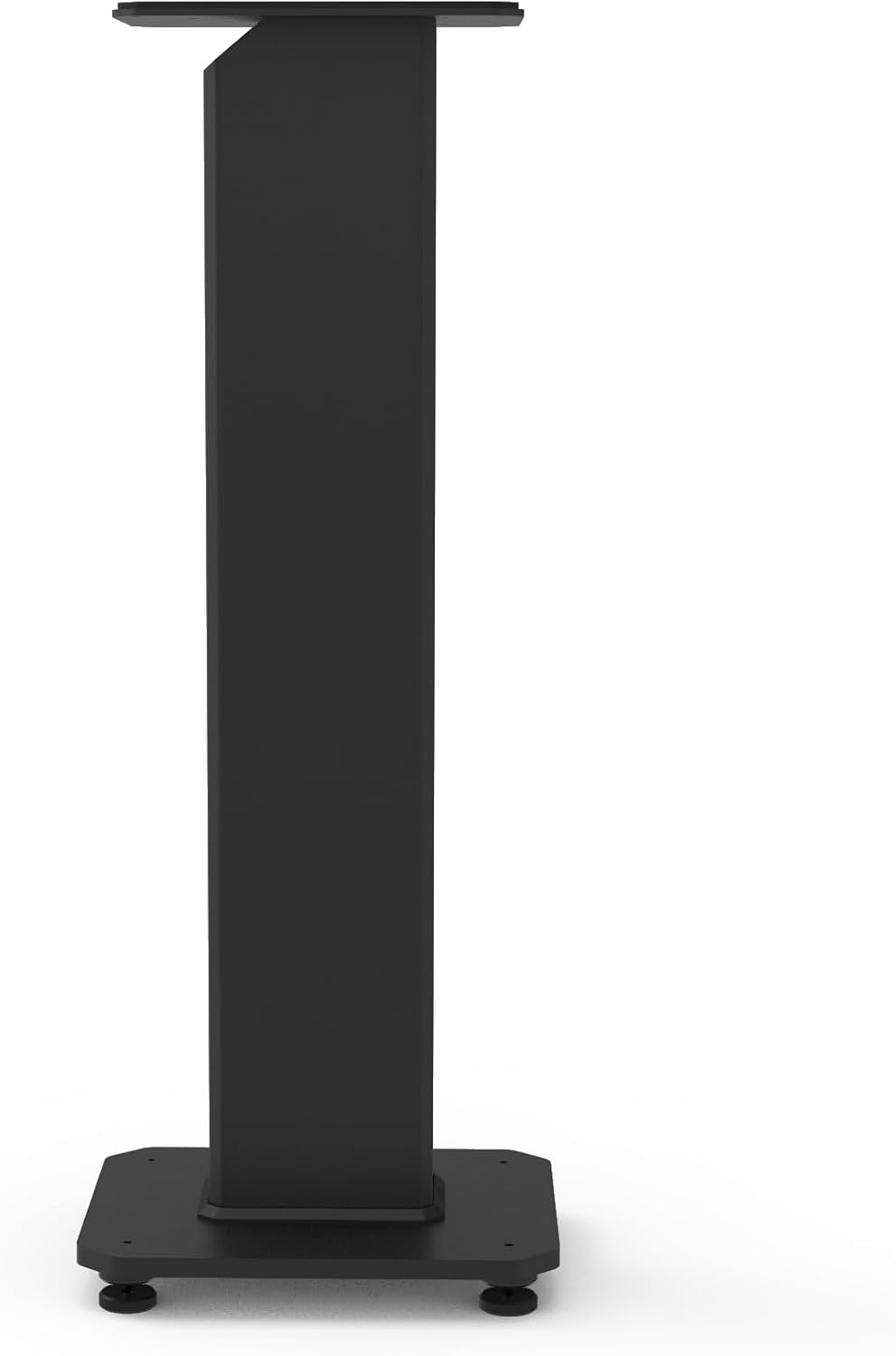 Kanto SX30 Universal Fillable Speaker Floor Stands for Bookshelf Speakers | 30' Tall | Adjustable Isolation Feet | Dedicated Cable Channel | Fill Bags & Level Incl. | Pair | Black