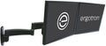 Ergotron – 200 Series Dual Monitor Arm, VESA Wall Mount – for 2 Monitors Up to 22 Inches, 0 to 13 lbs Each – Black
