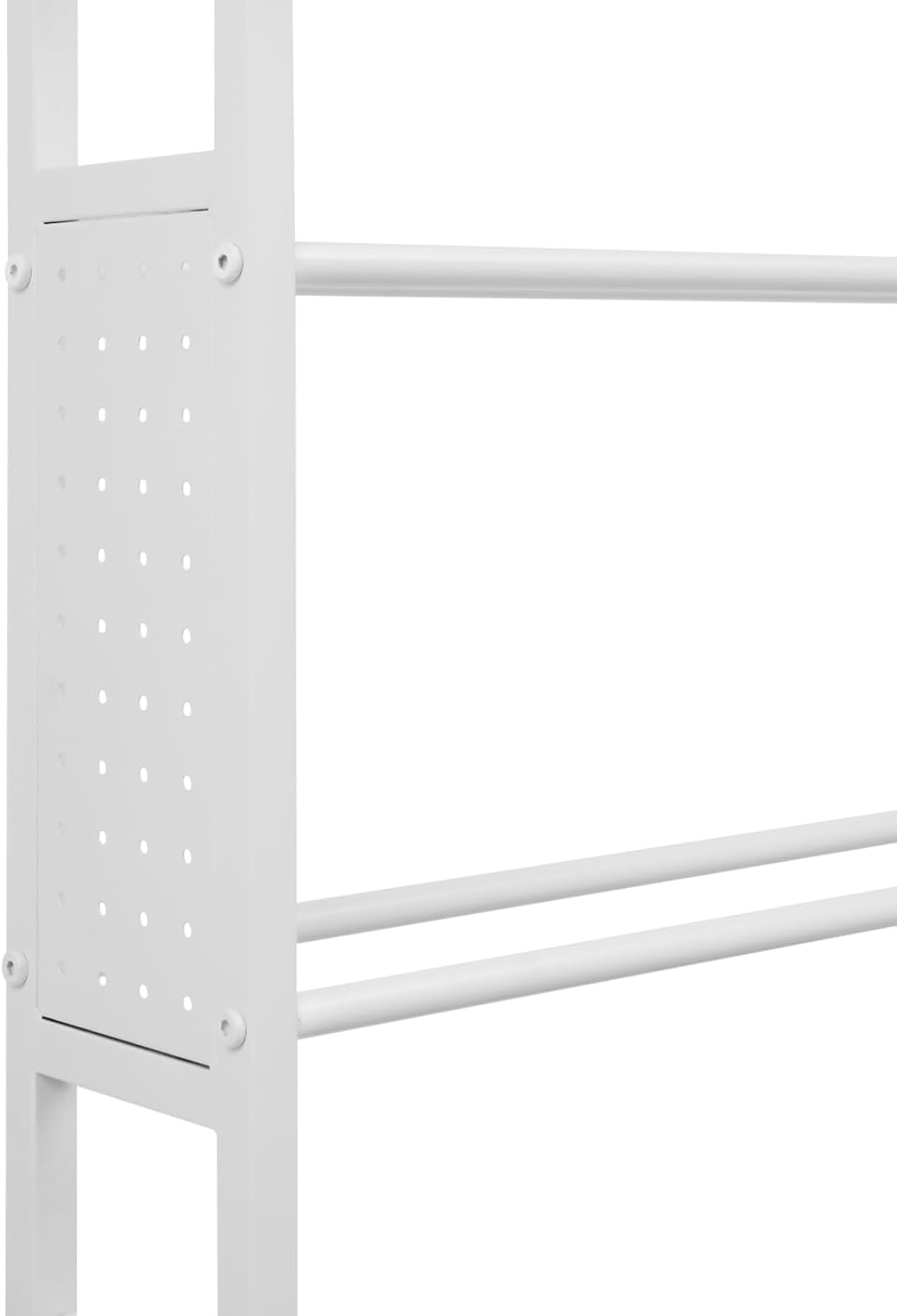 3D Printer Stand with Double Layer,3D Printer Filament Storage Rack-Heavy Duty Mobile Printer Table with Wheels for 3D Printing Station, Office, Workshop (White)
