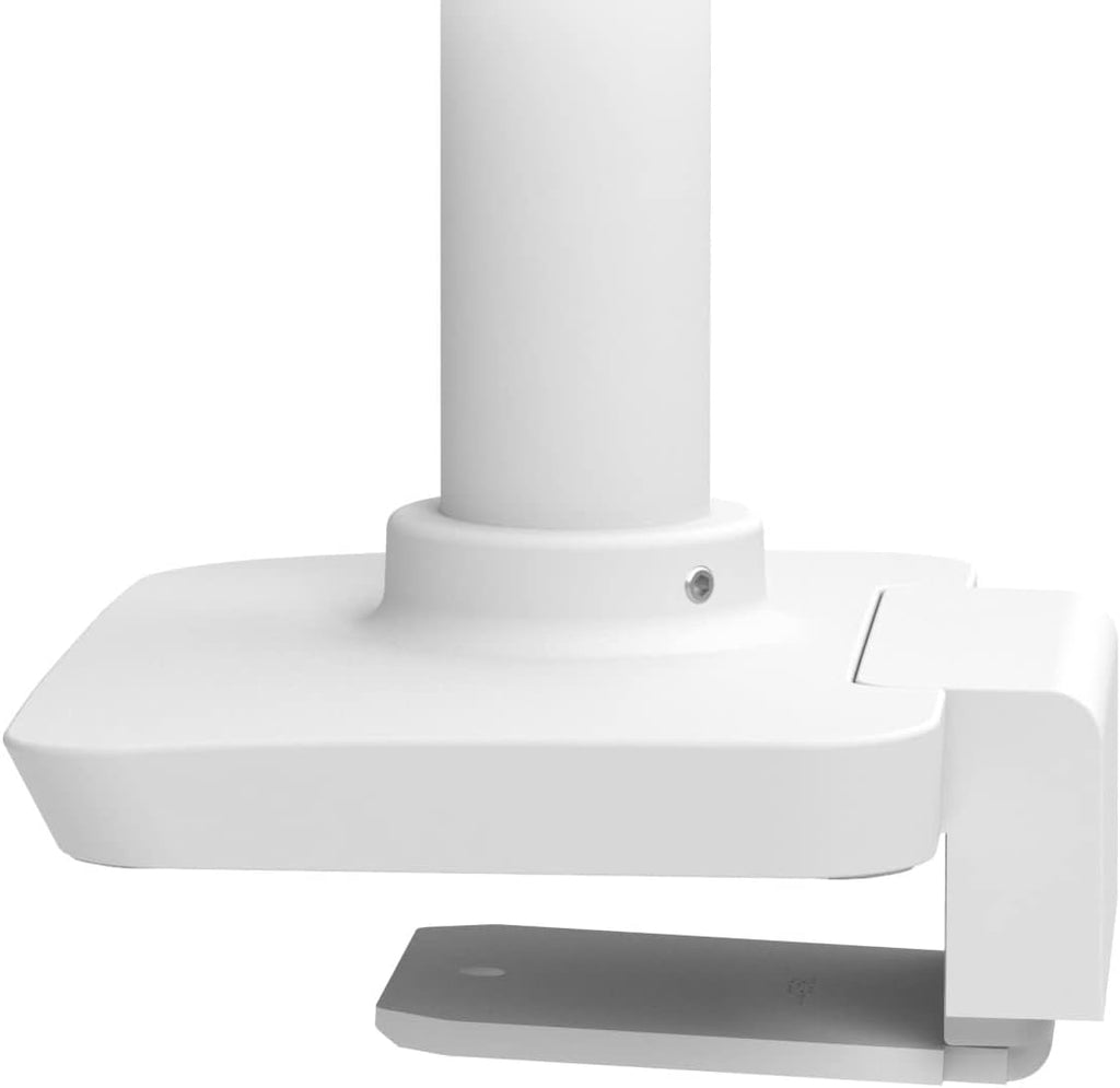 Ergotron – LX Single Monitor Arm, VESA Desk Mount – for Monitors Up to 34 Inches, 7 to 25 lbs – Low Profile Clamp, White