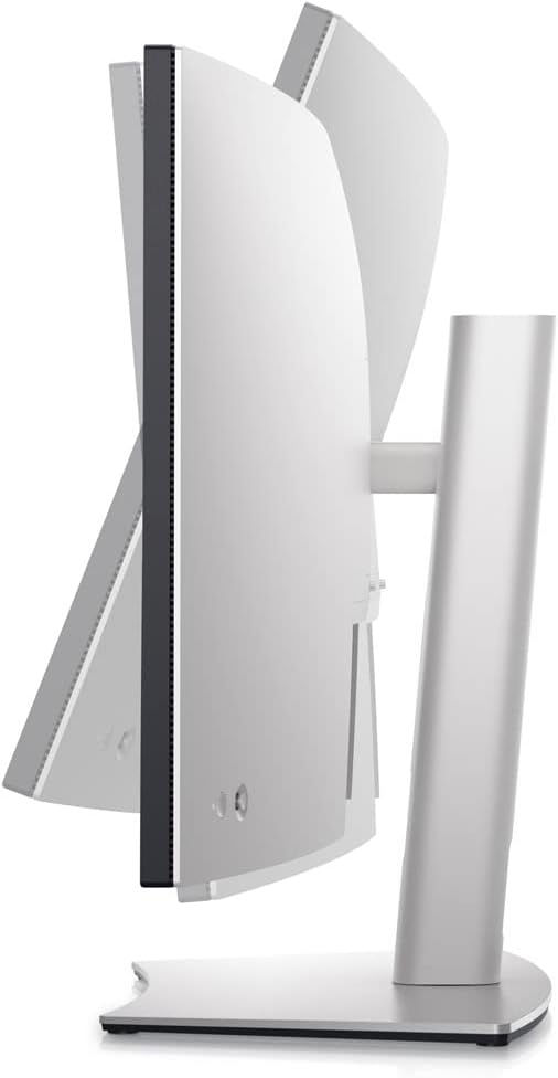 Dell U3821DW UltraSharp Curved USB-C Hub Monitor - 37.52-inch WQHD (3840 x 1600) 60Hz 2300R Curvature Display, 8ms Response time, USB-C/DP/HDMI/RJ-45, Height/Slant/Tilt/Swivel Adjustability - Silver