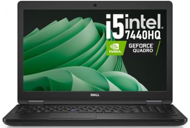Dell Precision 3520 Mobile Workstation Laptop (Renewed), 15.6' FHD, Intel i5-7440HQ, NVIDIA Quadro M620 2GB, 16GB DDR4, 512GB SSD, USB-C, HDMI, Windows 11 Pro (i5-7440HQ)