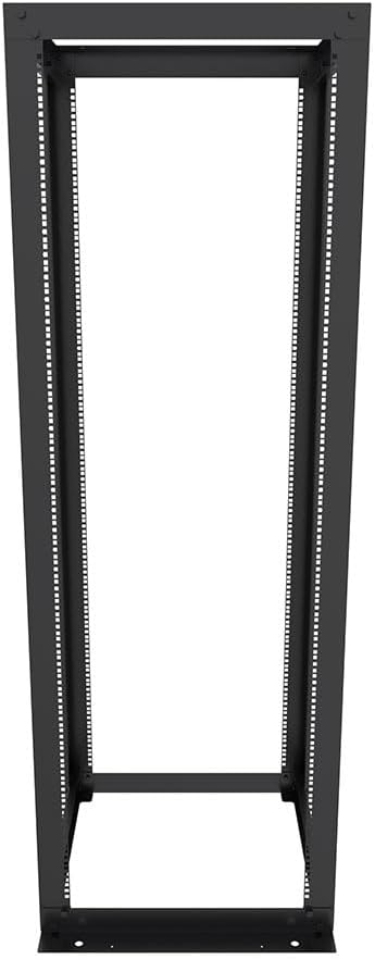 NavePoint 42U 23-inch Width 4-Post Frame Rack - Open Frame Rack with Cage Nut for 19 Inch Equipments, Server Rack 881 lbs Weight Capacity, Floor Mount, RU Markings