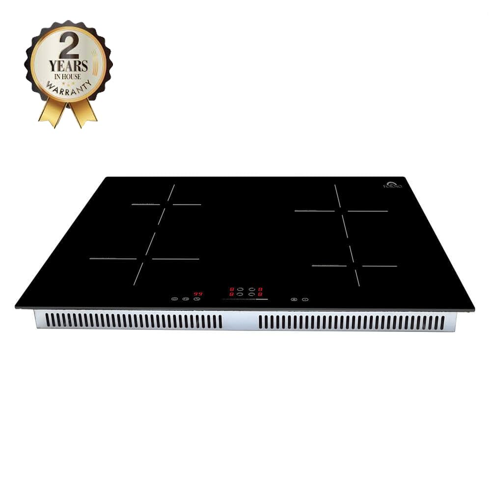 FORNO Parco 30-Inch Induction Cooktop, 4 Zones, 7200W, Touch Control, 9 Power Levels & Booster Function