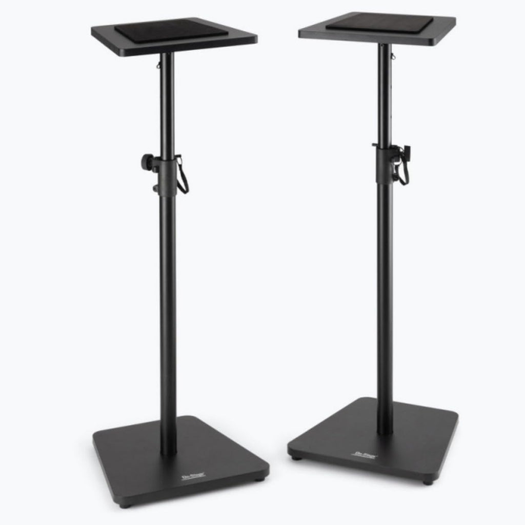 On-Stage SMS7500B Wood Studio Monitor Stands, Pair, Black