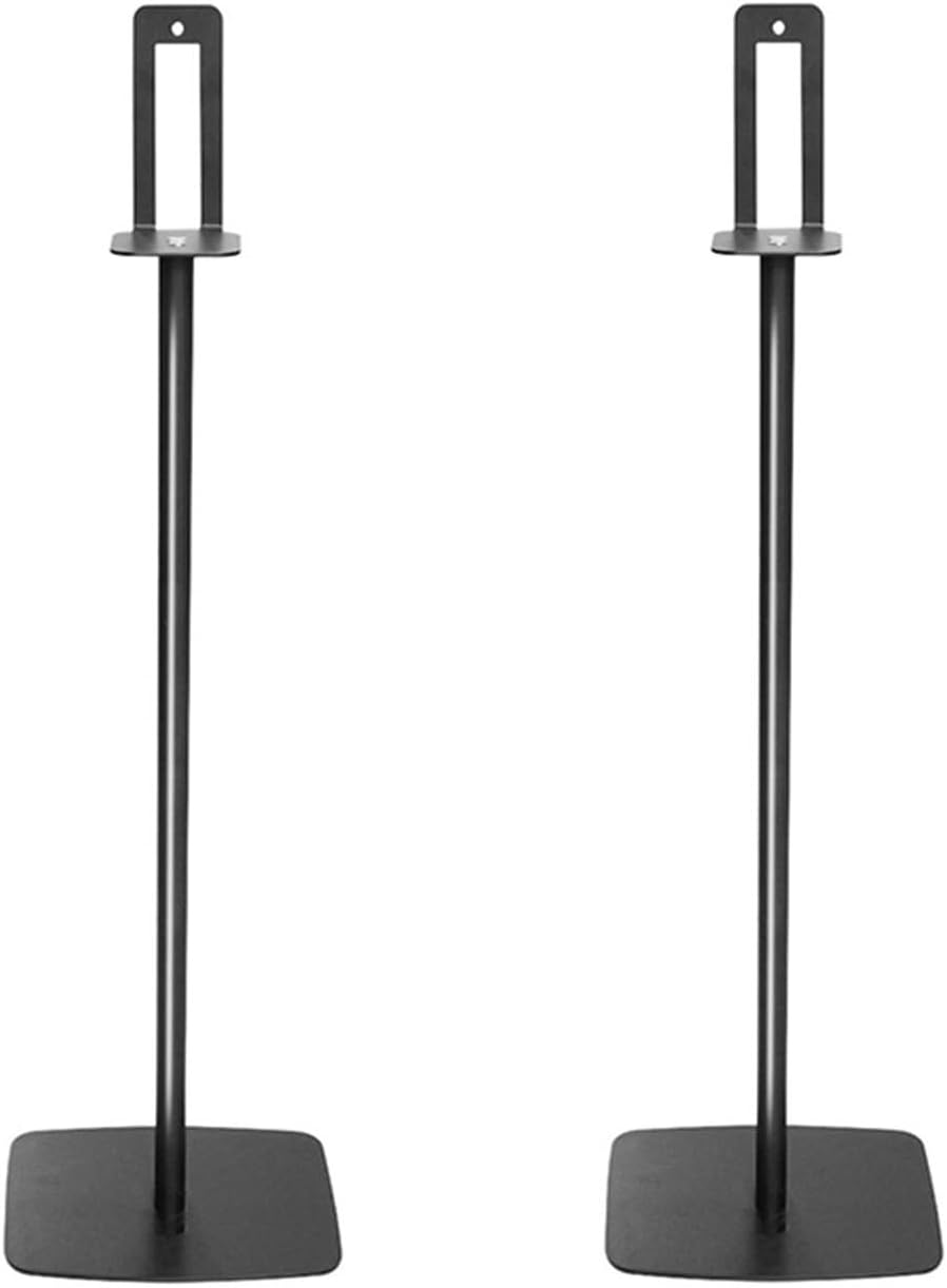Speaker Stands Pair for DENON Home 150 Wireless Smart Speaker, Heavy Duty Base Floor Stands for Surround Sound with Power Cord Management