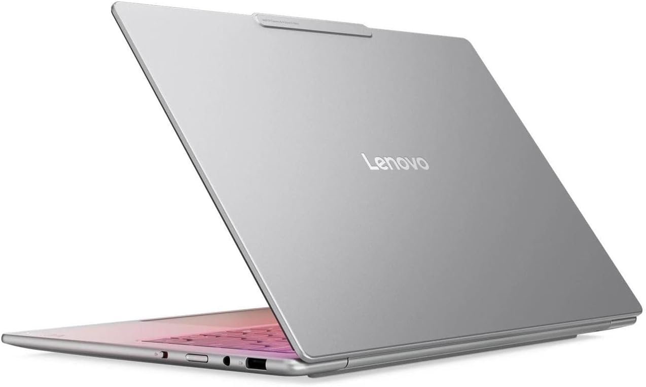 Lenovo 2025 Slim 7i Aura Edition Copilot+ PC with Intel Core Ultra 7 258V Processor, 14' 100% DCI-P3 OLED Touchscreen, 32GB LPDDR5X-8533MT/s Memory, 1TB SSD, Wi-Fi 7, 5MP RGB+IR Cam, and Win 11 Pro