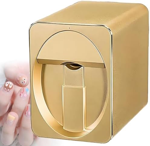 Portable 3D Nail Art Printer - Digital Mobile Nail Painting Machine with WiFi, DIY Printing & Drying for Home Beauty Care - Ideal for Girls & Nail Enthusiasts