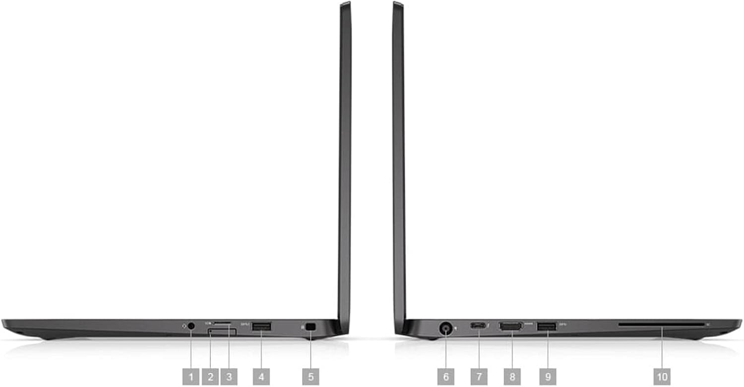 Dell Latitude 7400 Laptop | 14' 1920x1080 FHD | Core i7-8665U - 256GB SSD Hard Drive - 16GB RAM | 4 cores @ 4.8 GHz Win 11 Pro Black (Renewed)