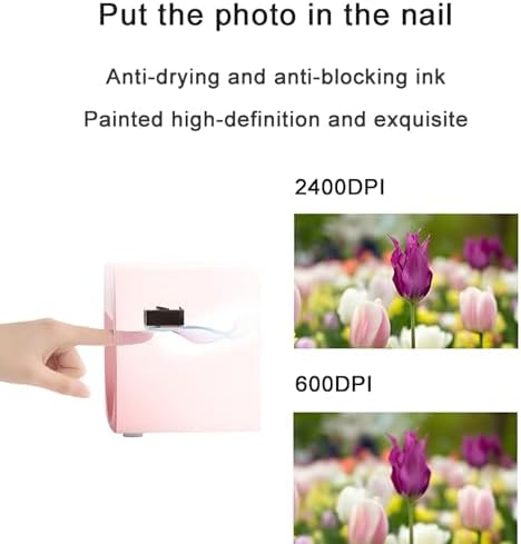 Portable 3D Nail Art Printer - Smart Mobile Machine for Kids, Nail Studios & Manicurists - Easy DIY Nail Designs for Nail Art Enthusiasts - Fun & Automatic Printing!