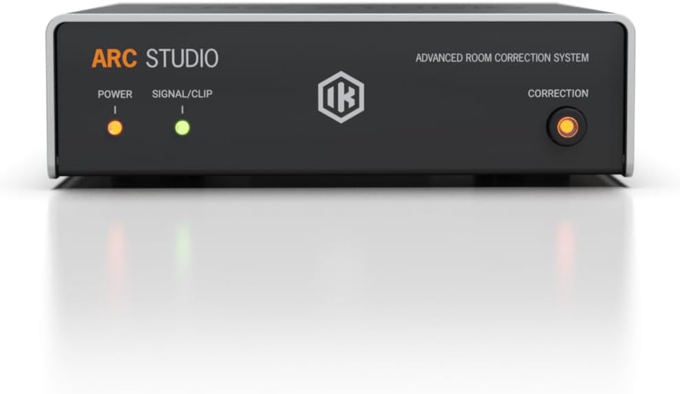 IK Multimedia ARC Studio Processor with Advanced Room Correction Software, and Stand-Alone Correction Processor for Pro Audio (No Mic)
