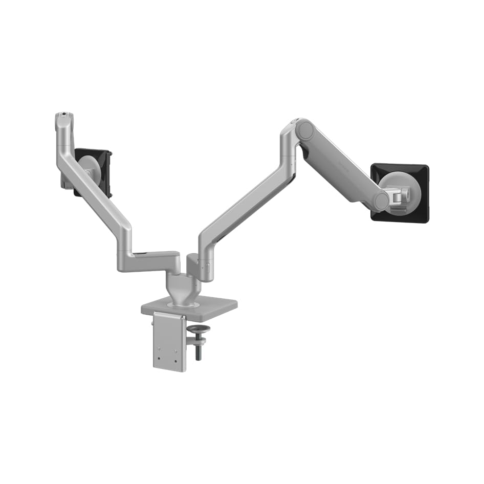 Humanscale M/Flex M2.1 - Mounting kit (Monitor arm, Combo Mount, 4' Straight/Angled/Dynamic Link, Dual Desk Mount, 2 Standard Monitor tilts) - for 2 LCD