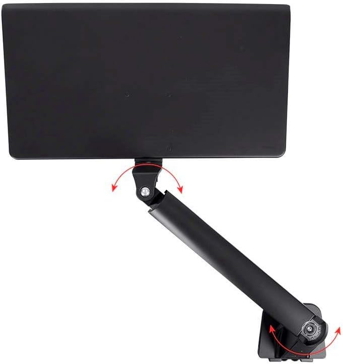 Monoprice Ergonomic Sit-Stand Adjustable Workstation Desk Mount, Gas Spring with Full Range Motion for Laptops and Keyboard - Workstream Collection