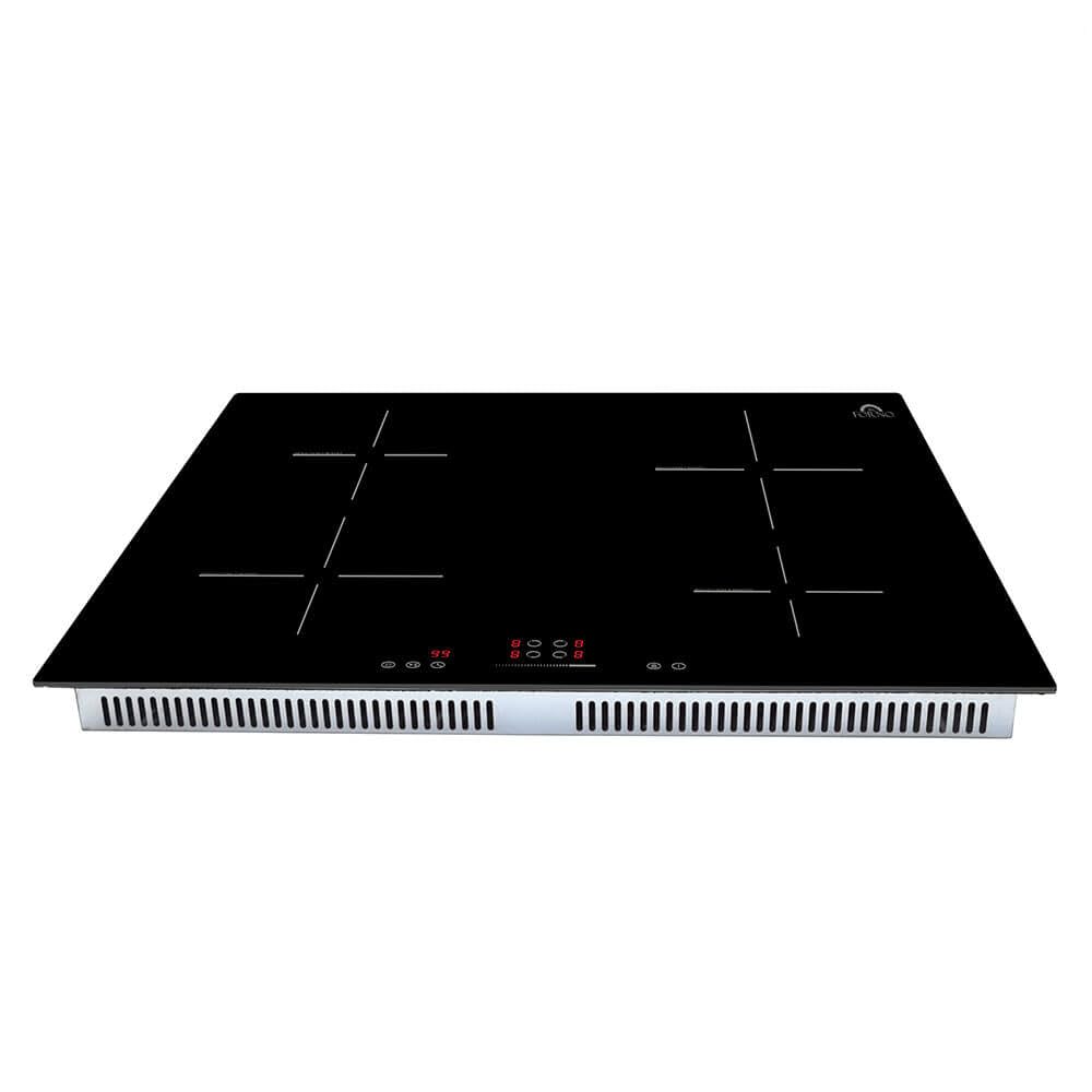 FORNO Parco 30-Inch Induction Cooktop, 4 Zones, 7200W, Touch Control, 9 Power Levels & Booster Function