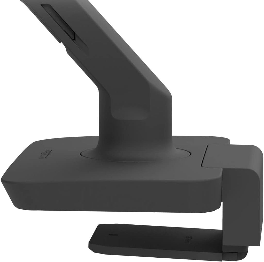 Ergotron – MXV Single Monitor Arm, VESA Desk Mount – for Monitors Up to 34 Inches, 7 to 20 lbs – Low Profile Clamp, Matte Black
