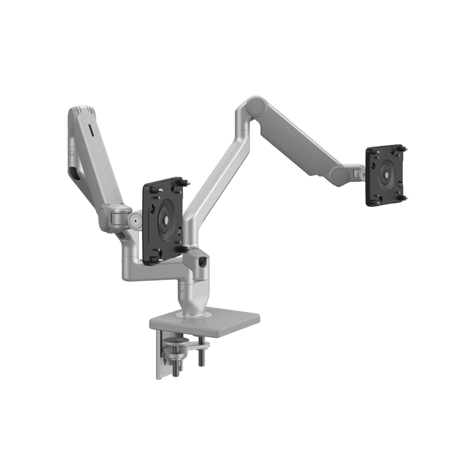 Humanscale M/Flex M2.1 - Mounting kit (Monitor arm, Combo Mount, 4' Straight/Angled/Dynamic Link, Dual Desk Mount, 2 Standard Monitor tilts) - for 2 LCD