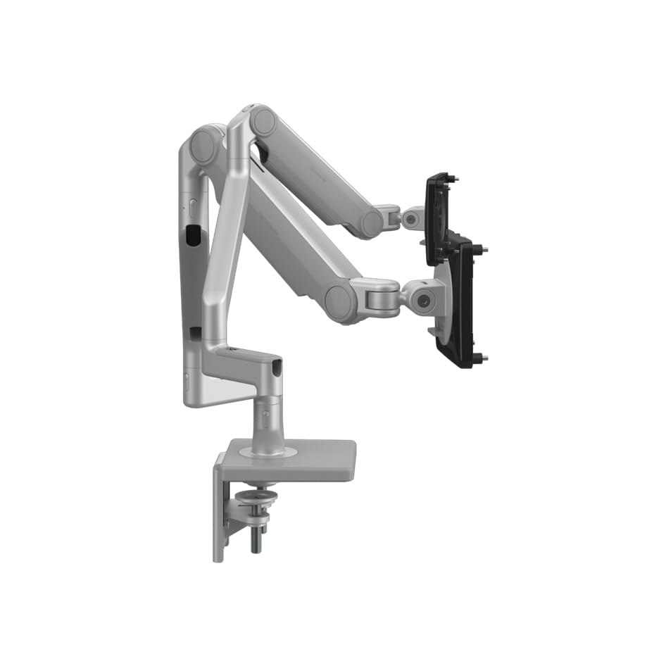 Humanscale M/Flex M2.1 - Mounting kit (Monitor arm, Combo Mount, 4' Straight/Angled/Dynamic Link, Dual Desk Mount, 2 Standard Monitor tilts) - for 2 LCD