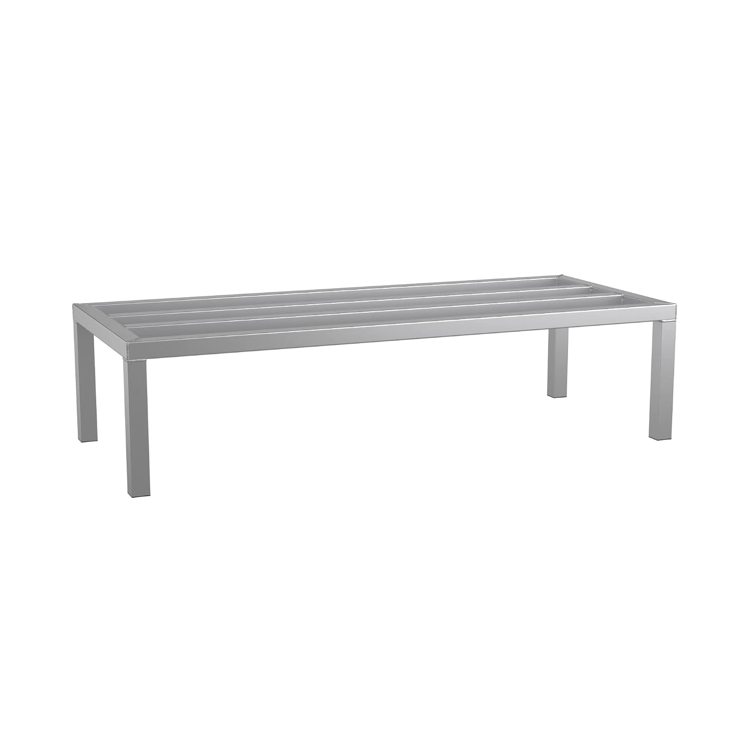 48'' x 20'' x 12'' Aluminum Welded NSF Certified Dunnage Rack - 1685 lb. Capacity, for Restaurant, Storage, Warehouse, Garage
