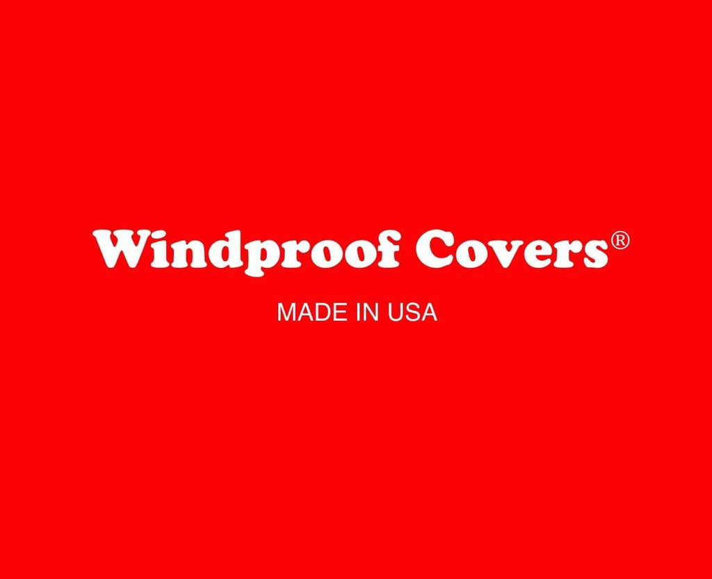 Windproof Covers 30 inch Heavy Duty Premium Vinyl Grill Cover to fit Wolf Built-in Grill