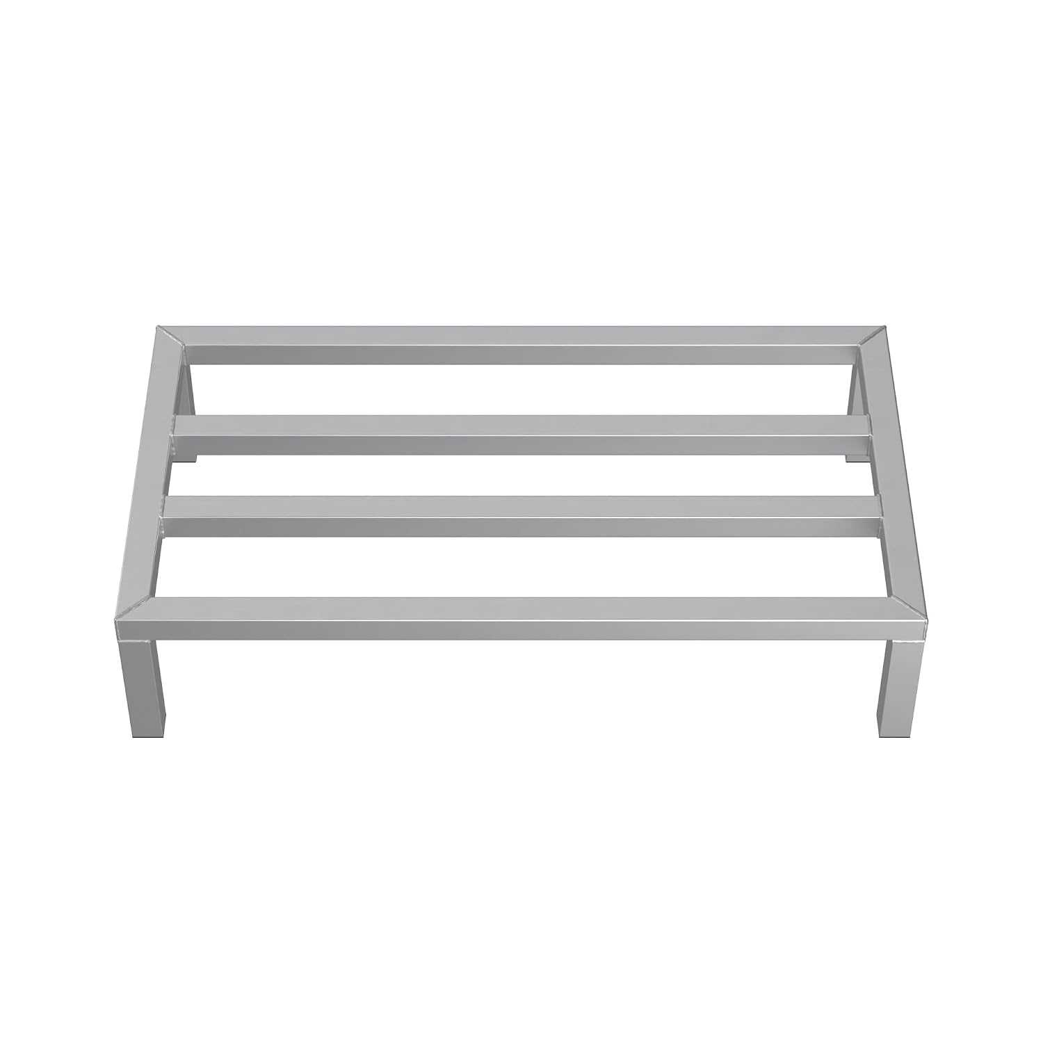 36'' x 20'' x 8'' Aluminum Welded NSF Certified Dunnage Rack - 1630 lb. Capacity, for Restaurant, Storage, Warehouse, Garage