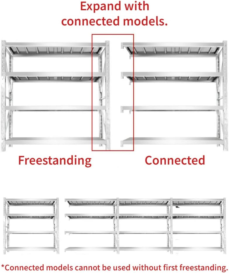 4-Shelf Heavy Duty Equipment Rack for Audio Gear, Cables, and Music Studio Accessories