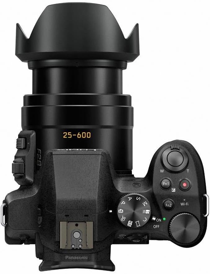 Panasonic LUMIX FZ300 Long Zoom Digital Camera Features 12.1 Megapixel, 1/2.3-Inch Sensor, 4K Video, WiFi, Splash & Dustproof Camera Body, LEICA DC 24X F2.8 Zoom Lens - DMC-FZ300K - (Black) USA