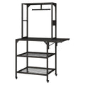 Mipcase 3D Printer Stand: Heavy Duty Rolling 3D Printer Table with Double-Layer Storage Rack - Metal Workbench for Studio, Home Office, Workshop