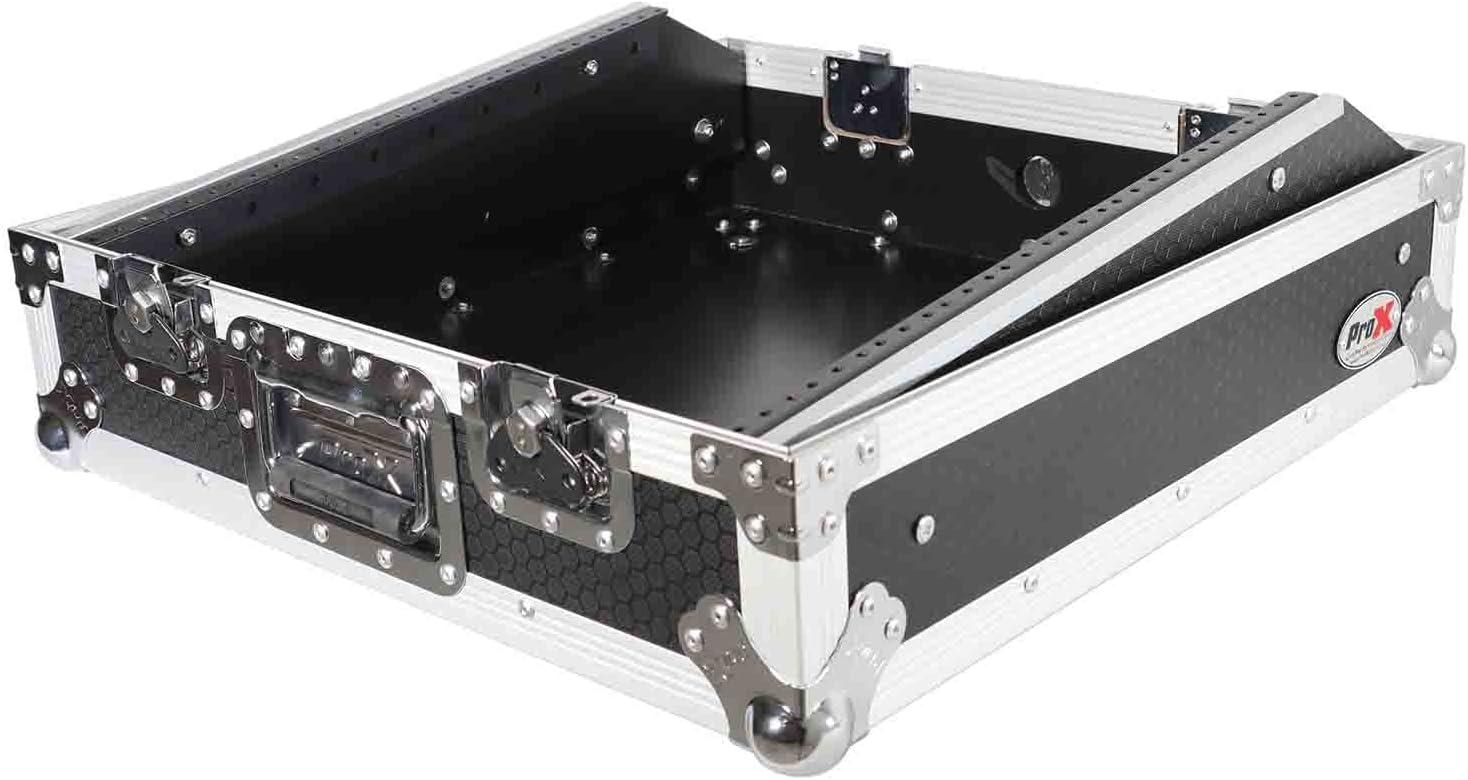 ProX T-MC Top Load Rackmount Mixer Case for 19' DJ Mixer w/ 10U Top Slant