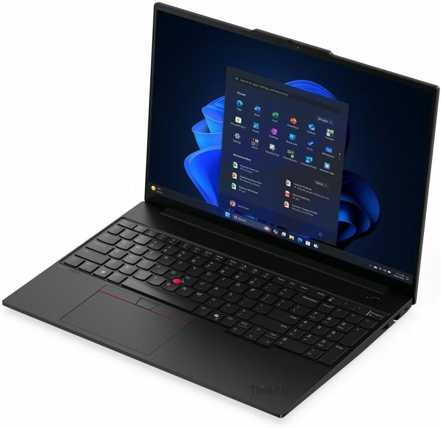 Lenovo ThinkPad E16 Gen 3 21SR0035US 16' Notebook - WUXGA - 60 Hz - Intel Core Ultra 5 225U - 16 GB - 256 GB SSD - English Keyboard - Black