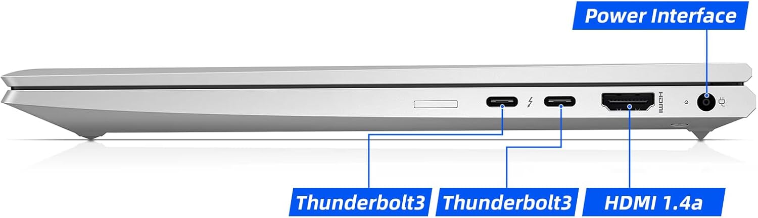HP EliteBook 830 G7 Laptop, Windows 11 Pro i5 Laptop, 13.3-Inch FHD Display, Intel Core i5-10310U, 16GB RAM, 256GB SSD, WiFi, USB-C, HDMI (Renewed)
