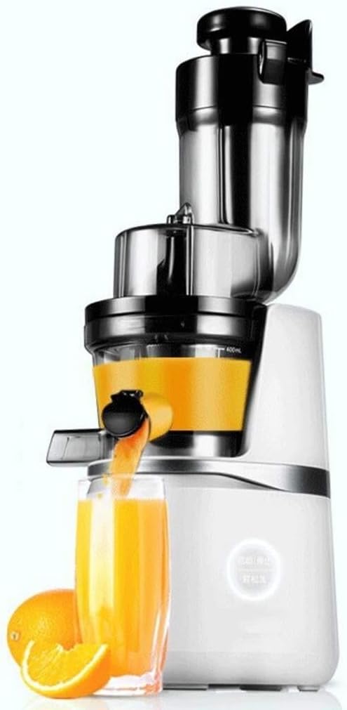 Slow Masticating Juicer with 65mm Large Mouth, Higher Juice Yield, Quiet Motor, Reverse Function, Easy Clean, for Fruits & Vegetables