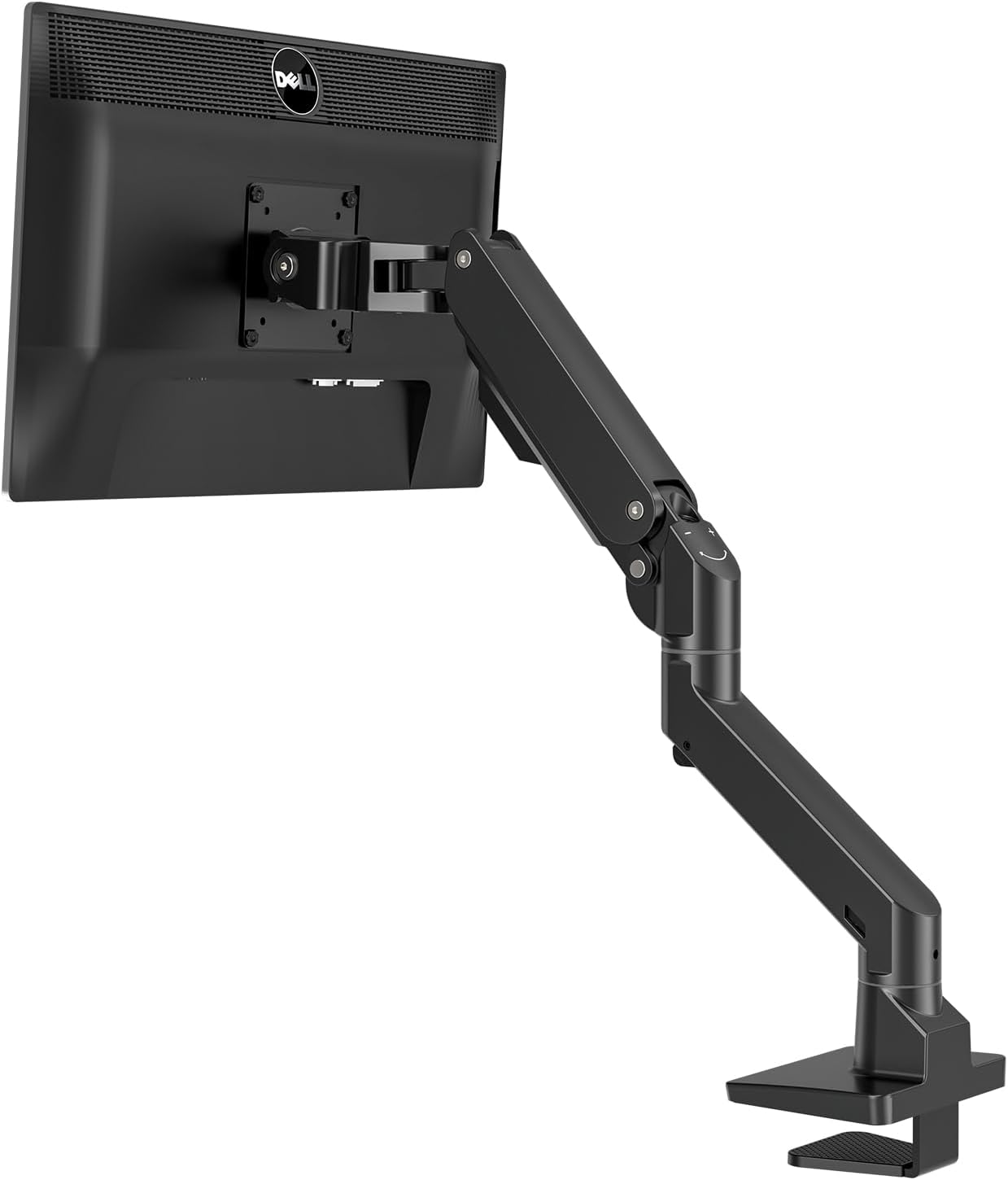 Monitor Arm Desk Mount Fits Curved Ultrawide Monitors Full Motion Height Swivel Tilt Rotation Adjustable Monitor Arm Up to 43 Inches,Weight Capacity Up to 33 lbs（S515 Black）