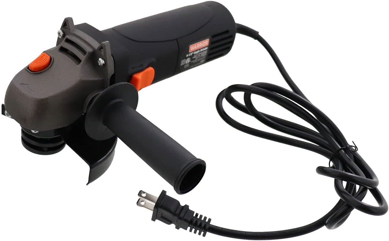 All American Sharpener Model 5005 Adjustable Lawn Mower Blade Sharpener with Angle Grinder and Wheel