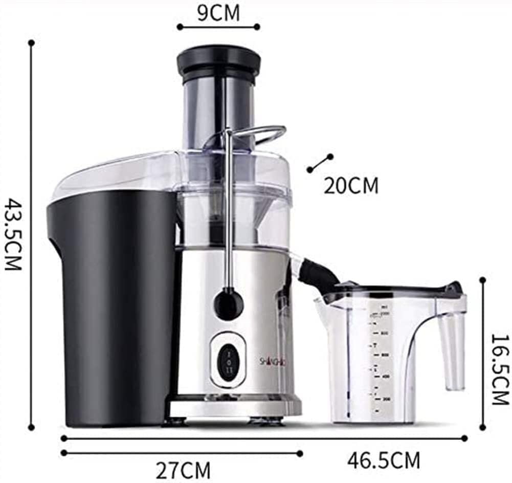 Juicer Machine, Centrifugal Extractor, Cold Press, 2 Speeds, for Fruits & Vegs, BPA-Free, Easy to Clean