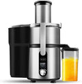 5 Speed Centrifugal Juicer for Fruits and Vegs Big Mouth Feed Chute Easy To Clean Stainless Steel Knife Net Anti-drip BPA Free