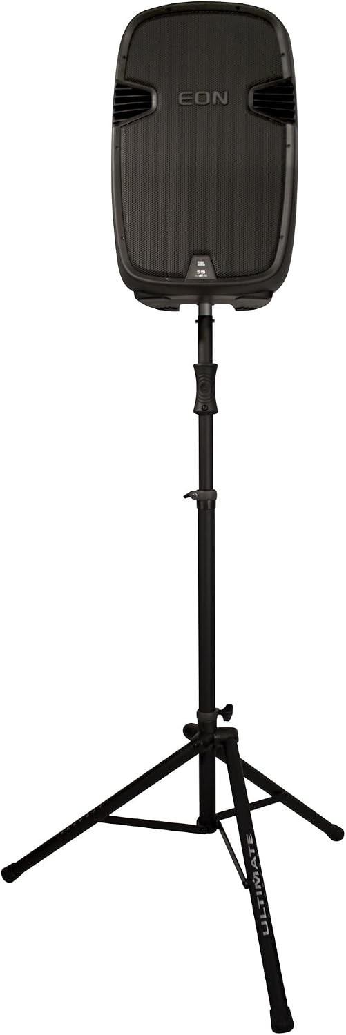 Ultimate Support TS-100B Lift-Assist Speaker Stand (Single)