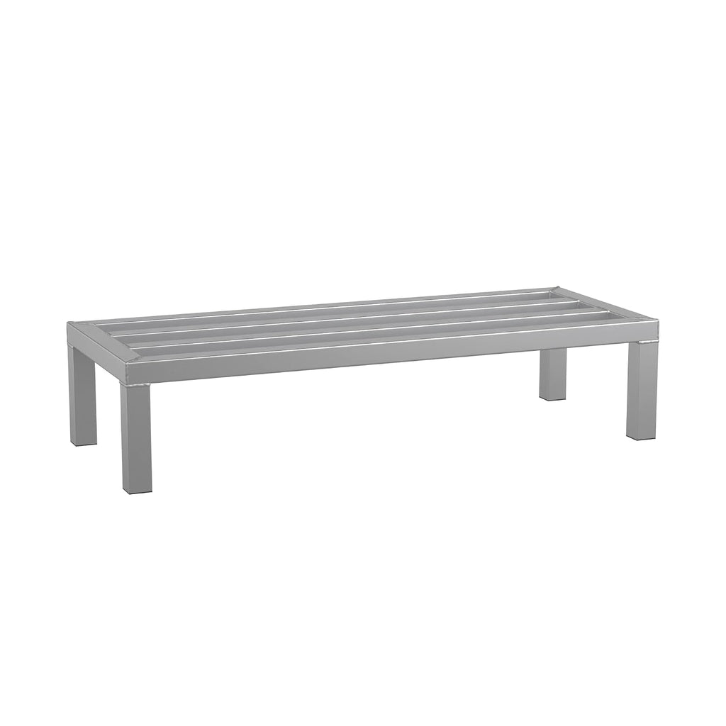 36'' x 14'' x 8'' Aluminum Welded NSF Certified Dunnage Rack - 1350 lb. Capacity, for Restaurant, Storage, Warehouse, Garage