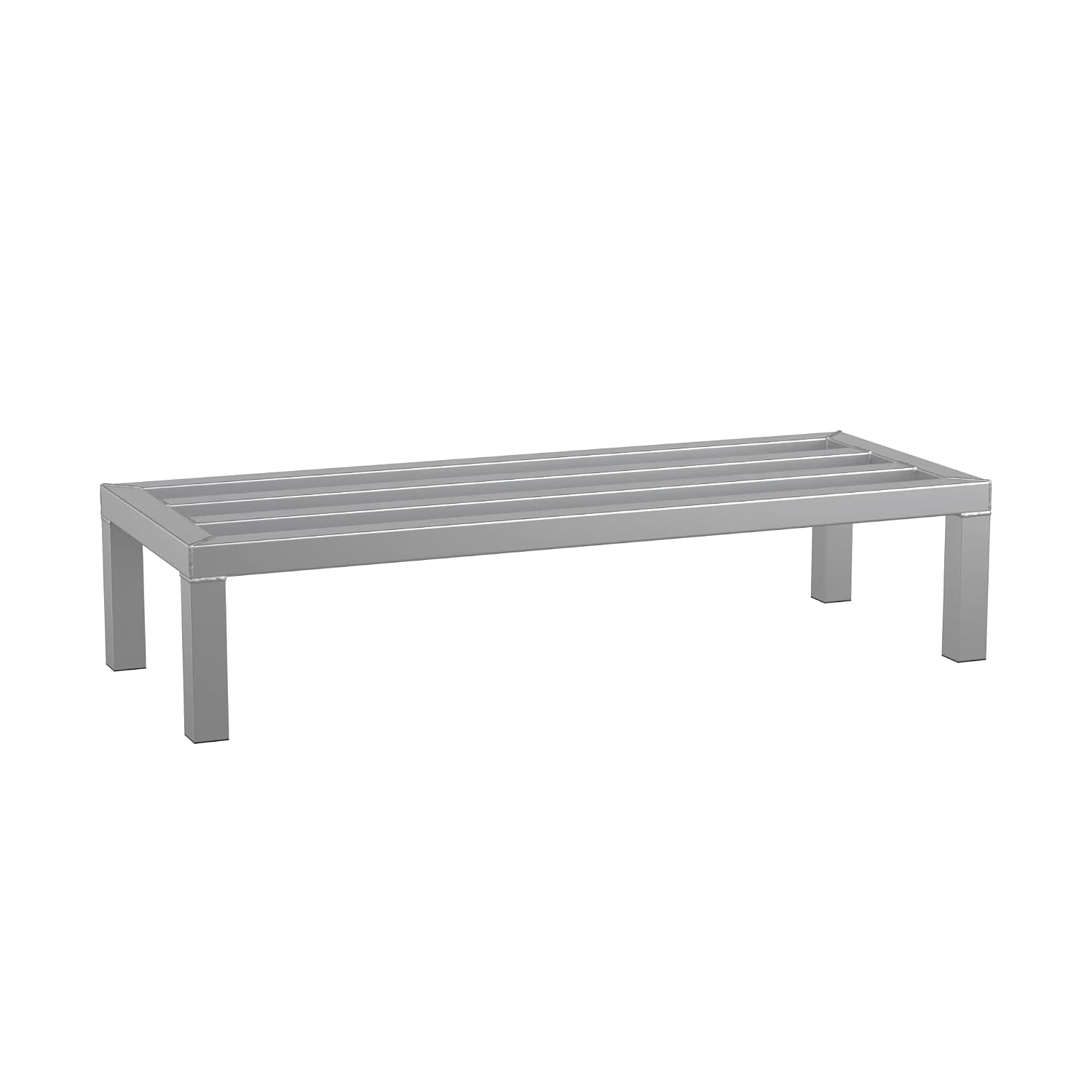36'' x 14'' x 8'' Aluminum Welded NSF Certified Dunnage Rack - 1350 lb. Capacity, for Restaurant, Storage, Warehouse, Garage