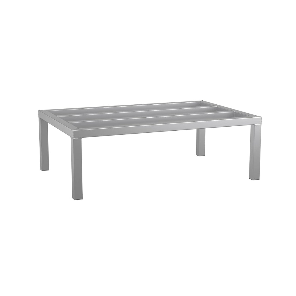36'' x 24'' x 12'' Aluminum Welded NSF Certified Dunnage Rack - 1715 lb. Capacity, for Restaurant, Storage, Warehouse, Garage