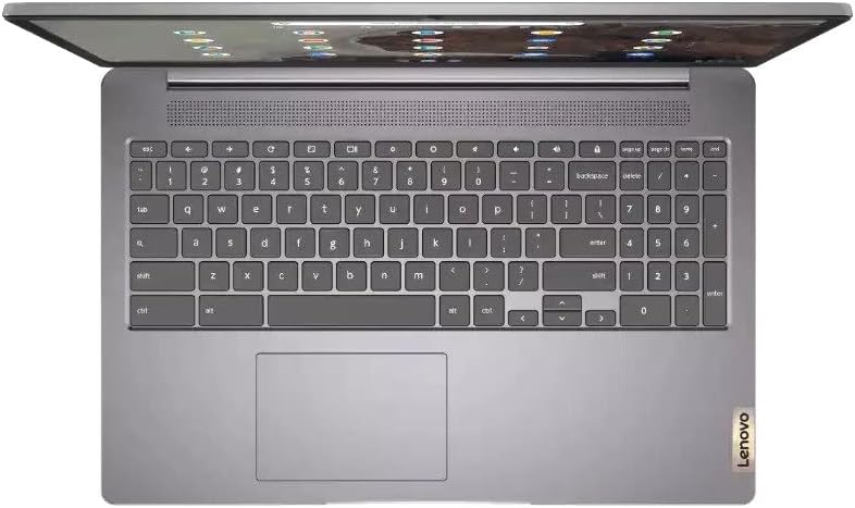 Lenovo IdeaPad 3 Chrome 15IJL6 | 15.6' FHD Chromebook | Celeron N4500 | 4GB LPDDR4x RAM | 64GB Emmc 5.1 | microSD Card Reader | Wi-Fi 6 + Bluetooth 5.2 | HDMI | Arctic Grey | Chrome OS (Renewed)