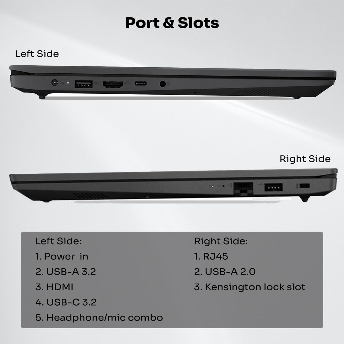 Lenovo V15 Gen 4 Business Laptop, 15.6' FHD Screen, 13th Gen Intel 10 Cores i7-1355U up to 5.0GHz, 16GB RAM, 1TB PCIe SSD, HD Camera with Privacy Shutter, Wi-Fi, HDMI, Windows 11 Pro, Black