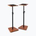 OnStage SMS7500RB Wood Studio Monitor Stands (Rosewood, Pair)