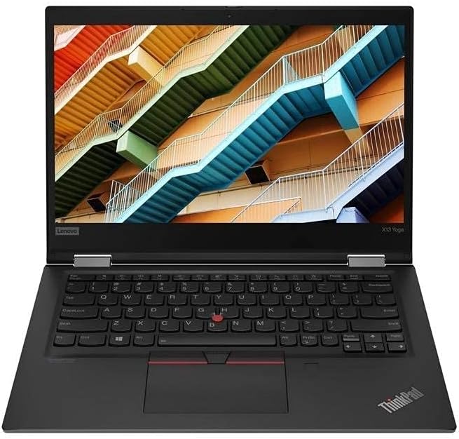 Lenovo ThinkPad X13 Yoga Gen 1 13.3' Touchscreen 2 in 1 Notebook, Intel Core i5-10210U, 8GB RAM, 256GB SSD (20SX002AUS) (Renewed)