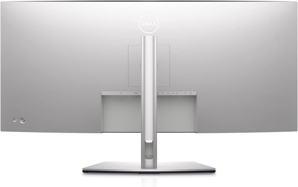 Dell U3821DW UltraSharp Curved USB-C Hub Monitor - 37.52-inch WQHD (3840 x 1600) 60Hz 2300R Curvature Display, 8ms Response time, USB-C/DP/HDMI/RJ-45, Height/Slant/Tilt/Swivel Adjustability - Silver