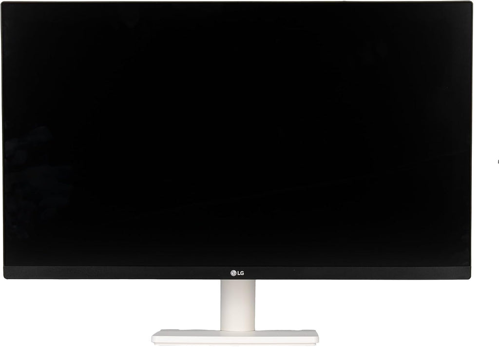 LG Ultrafine 27US500-W 27' 4K UHD (3840×2160) Monitor (White) | IPS Display, HDR10, 60Hz, 90% DCI-P3 Gamut, Anti-Glare Screen, Tilt Stand, HDMI & DisplayPort - Bundle