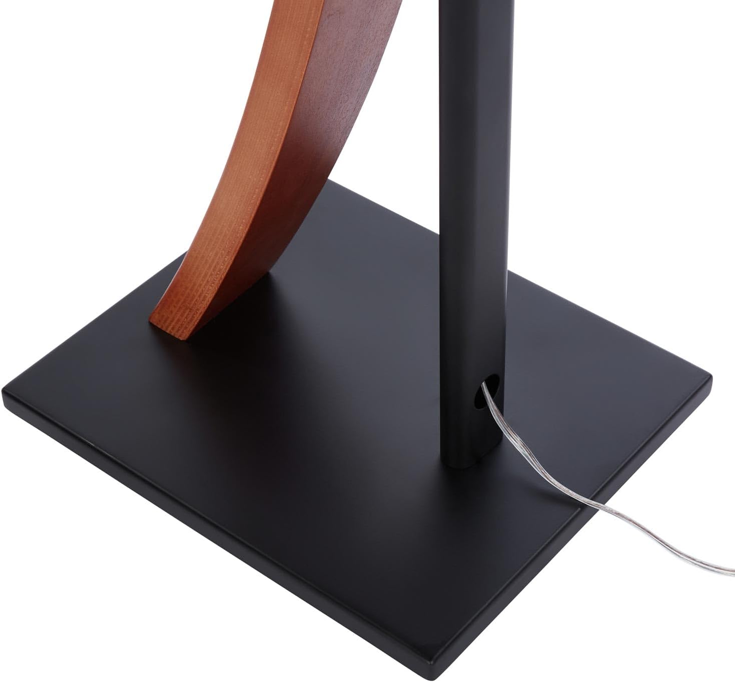 EXIMUS One Pair Fixed Height Universal Speaker Floor Stands with Real Wood - Cedar - 290 Series