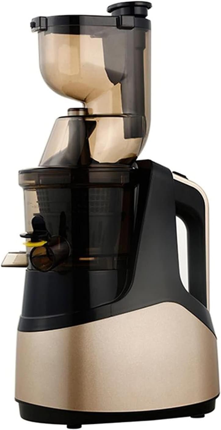 Slow Juicer, 7Lv Spiral Cold Press Juicer with Filter, Large Diameter Electric Juicer, Easy to Clean, 150W, 50dB Noise, 1000ML Capacity