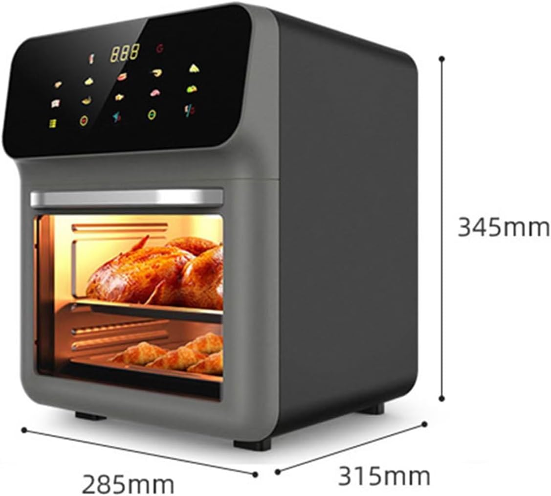 Air Fryer Toaster Oven Combo - 11-in-1 Digital Convection Oven with Grill, Bake, Roast, Reheat, Broil, Dehydrate, Easy Clean